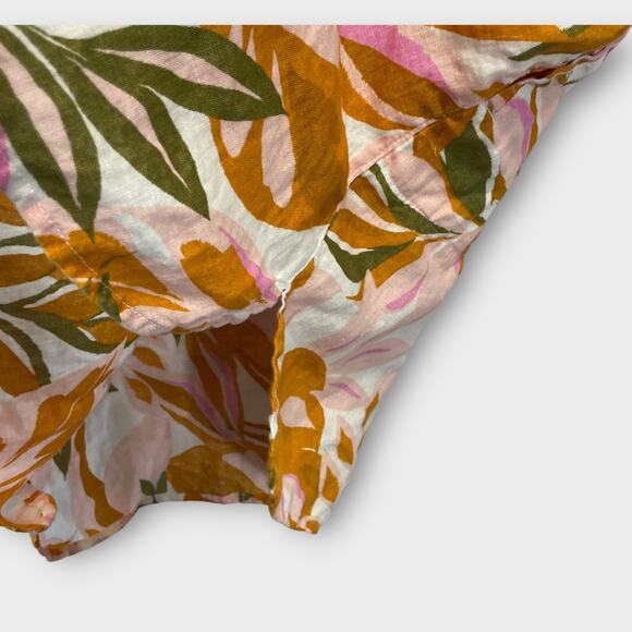 C&C California 100% linen floral shift dress size medium - Picture 6 of 11